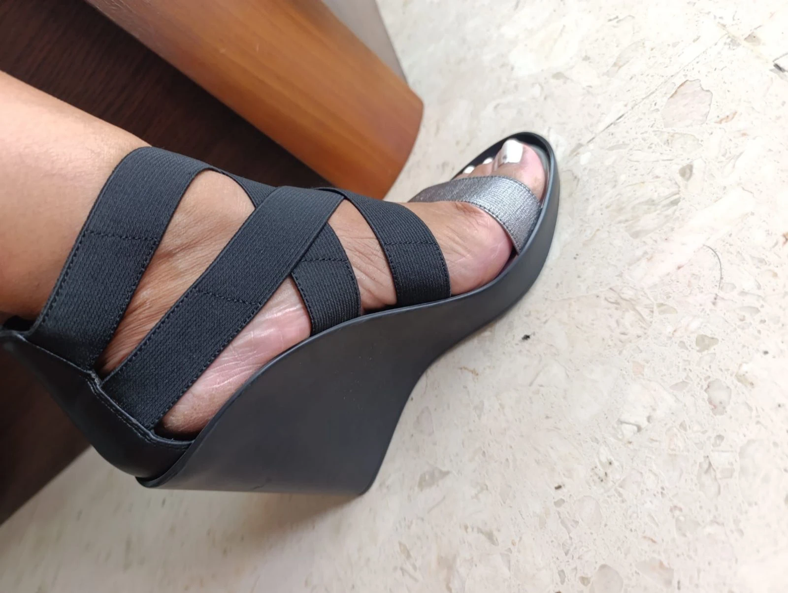 Sandalias Calvin Klein tiras cruzadas nr 38  – photo 4
